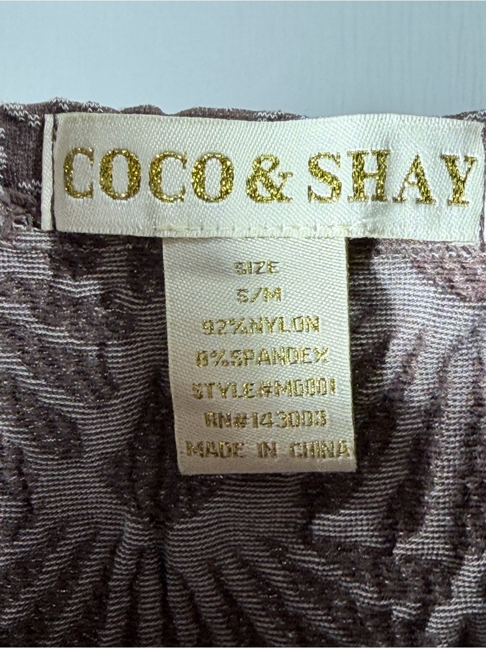 Coco & Shay | Square-Neck STRETCH Tank Top in Taupe | S/M - Picture 6 of 7